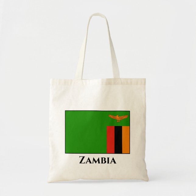 Tote Bag Drapeau Zambie (Devant)