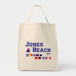 Tote Bag Drapeaux de signal de la plage NY de Jones