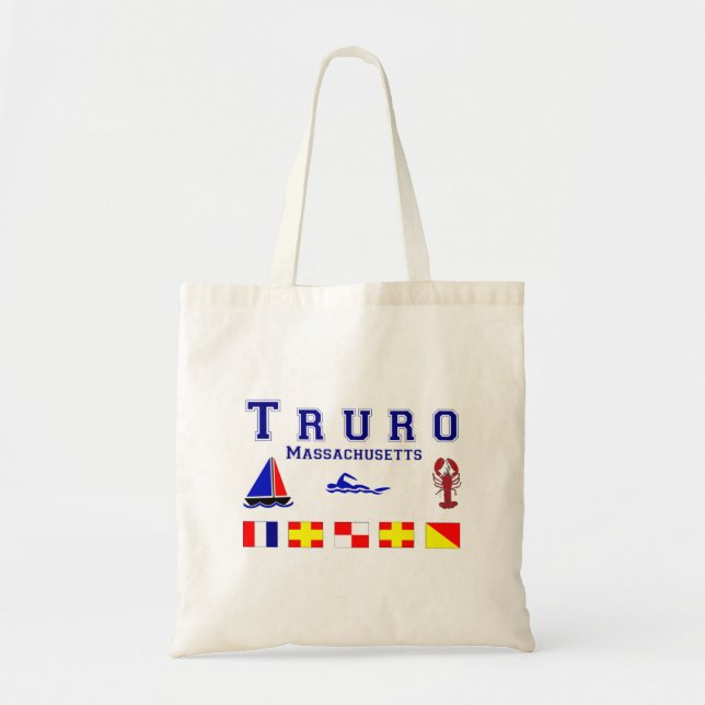 Tote Bag Drapeaux de signal de Truro mA (Devant)