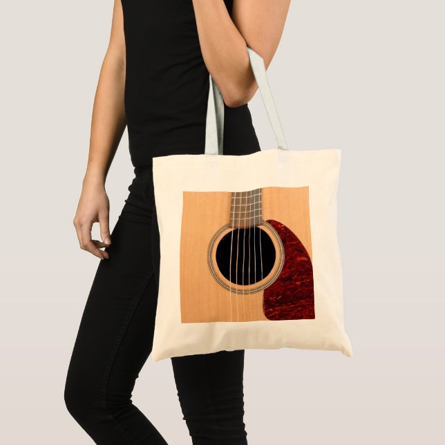 Tote Bag Dreadnoud Acoustique 6 cordes Guitare (Devant (produit))