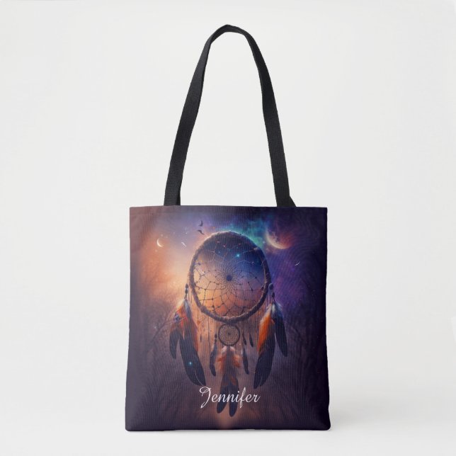 Tote Bag Dreamcatcher dans la forêt (Devant)