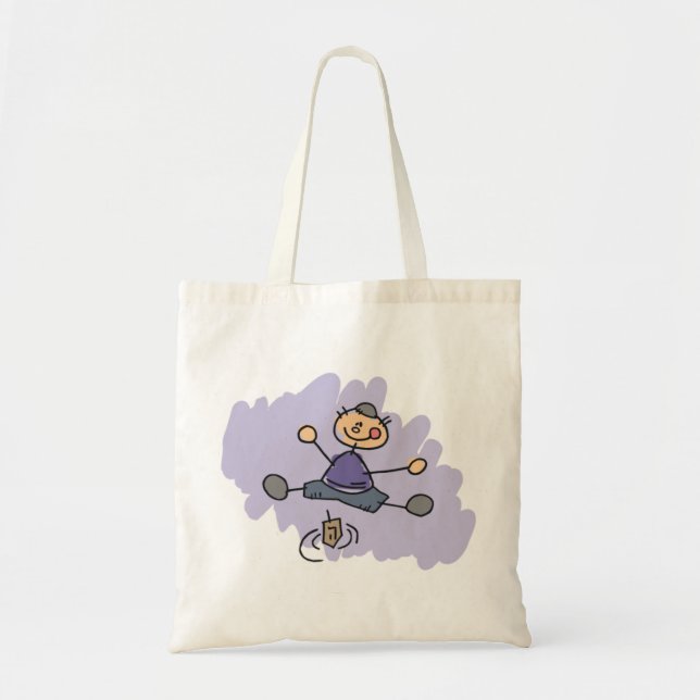 Tote Bag Dreidel Boy (Devant)