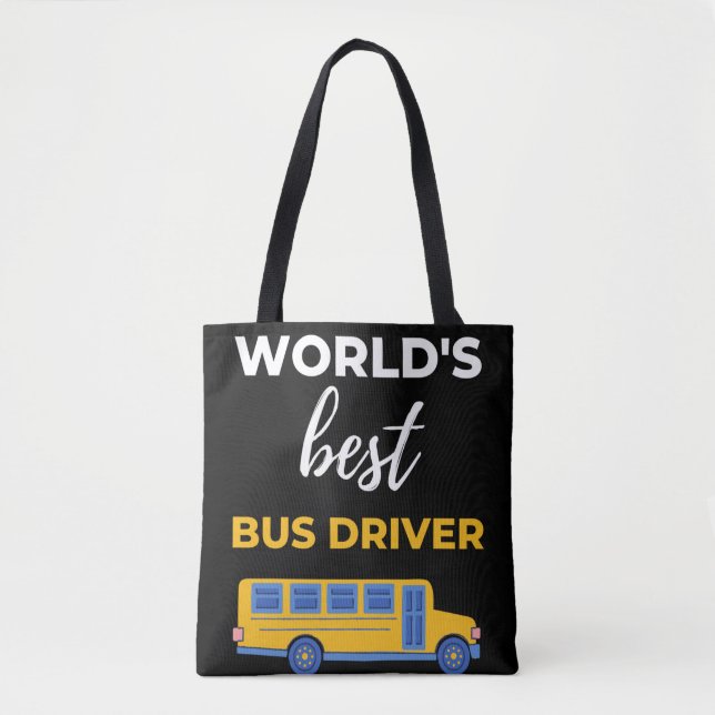 Tote Bag Driver du Meilleur Bus (Devant)