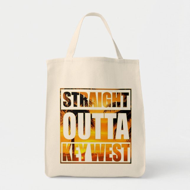 Tote Bag Droite Extérieur Clé Ouest (Devant)