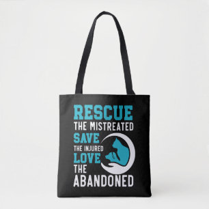 Tote Bag Droits des animaux de sauvetage