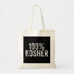 Tote Bag Drôle 100 Kosher Chanukah cadeau<br><div class="desc">Drôle 100 Kosher Chanukah cadeau</div>