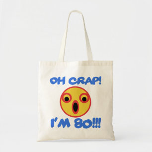Tote Bag Drôle 80e anniversaire Gag cadeau