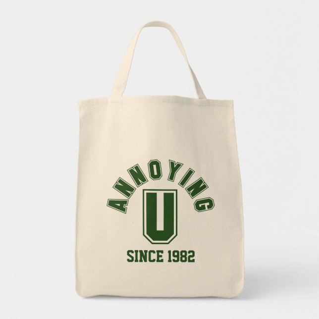 Tote Bag Drôle Anniversaire Ton Sac, Vert (Devant)