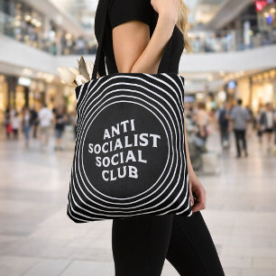 Tote Bag Drôle Anti Socialiste Social Club Socialisme