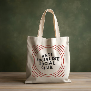 Tote Bag Drôle Anti Socialiste Social Club Socialisme