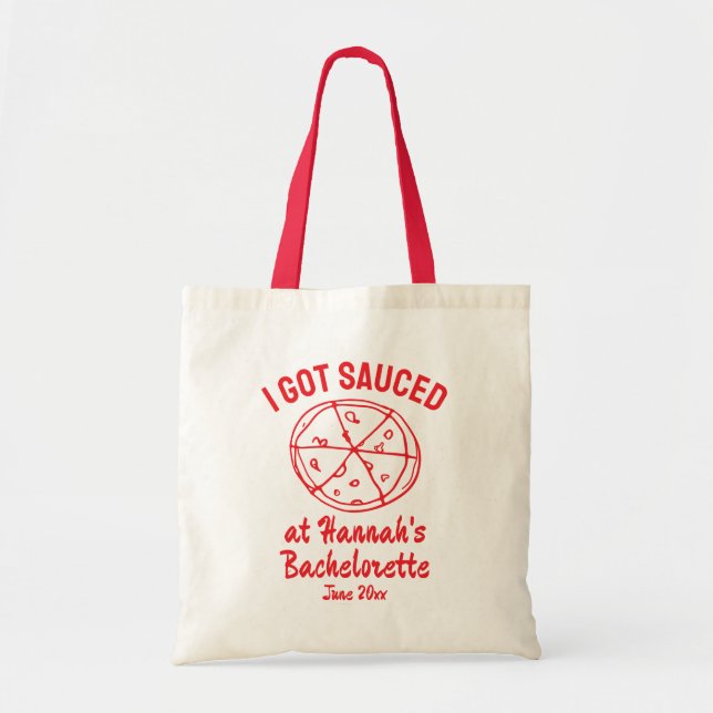 Tote Bag Drôle cadeau de voyage Bachelorette personnalisée  (Devant)
