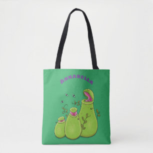 Tote Bag Drôle carnivore carnivore carnivore plante dessin