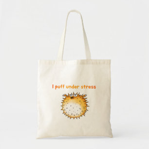 Tote Bag Drôle Cartoon de Poisson-Poisson Stressé