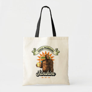 Tote Bag Drôle de Bigfoot Café Humour du matin