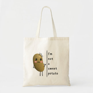 Tote Bag Drôle de dire que je ne suis pas une patate douce