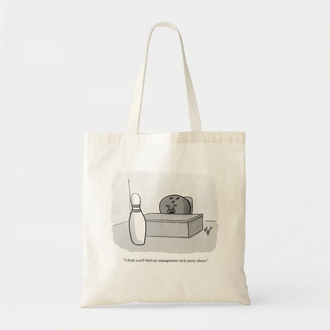Tote Bag Drôle de gestion et de leadership Cartoon Humour (Devant)