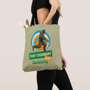 Tote Bag Drôle de motivation de course de Bigfoot