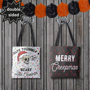 Tote Bag Drôle de petit Noël qui fait peur