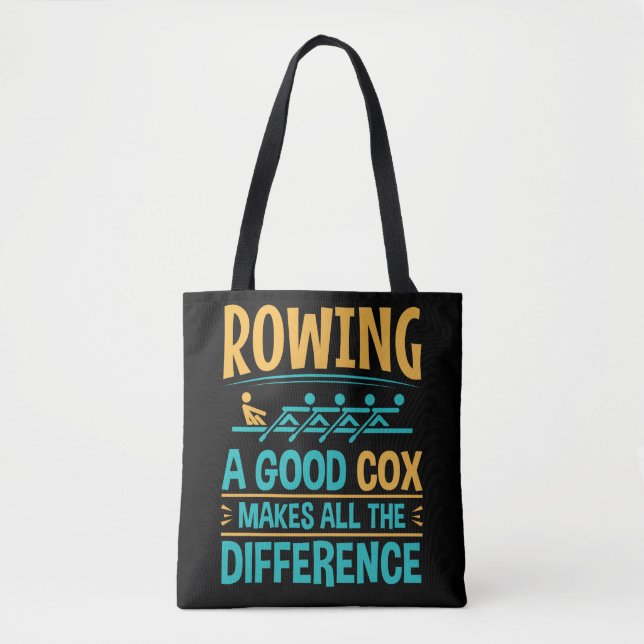 Tote Bag Drôle de remorquer un bon cox fait toute la différ (Devant)