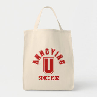 Tote Bag Drôle De Vous Ennuyer Sac, Rouge