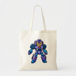 Tote Bag Drôle dessin animé de robot   Voiture robotique  C