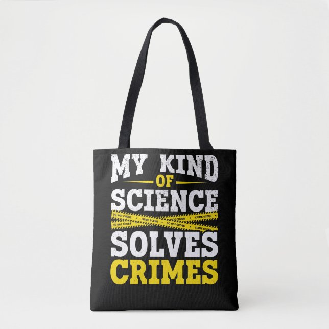 Tote Bag Drôle détective criminalistique (Devant)