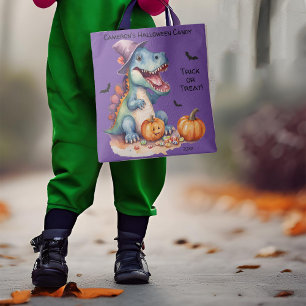 Tote Bag Drôle Dinosaur Halloween Candy