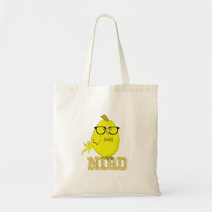 Tote Bag Drôle d'oiseau nerd avec des lunettes Geek de pu