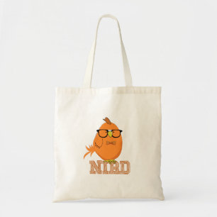 Tote Bag Drôle d'oiseau nerd avec des lunettes Geek pun a