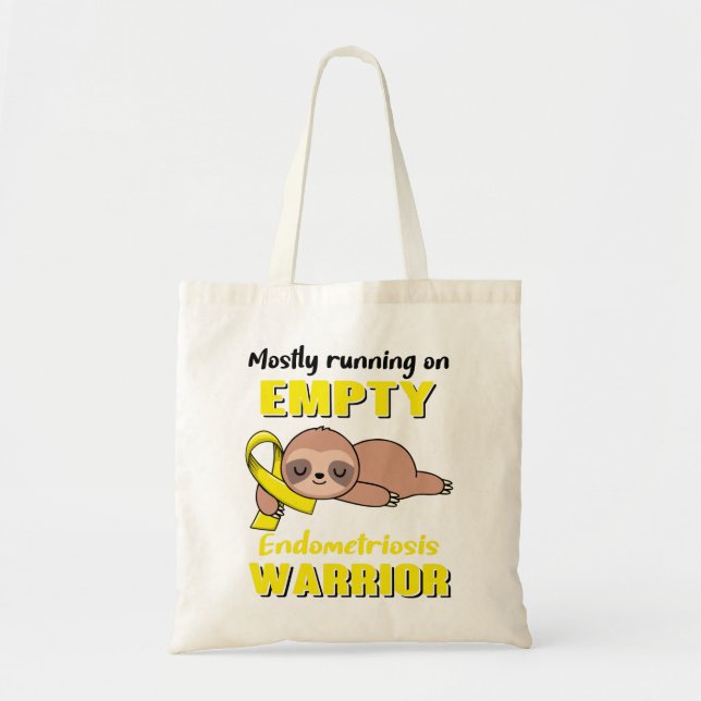 Tote Bag Drôle dons de sensibilisation à l'endométriose (Devant)