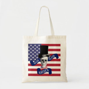 Tote Bag Drôle drapeau américain