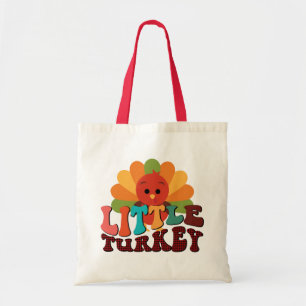 Tote Bag drôle Enfants Petite dinde Thanksgiving word art