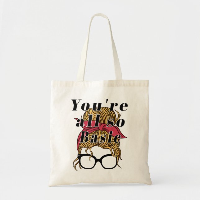 Tote Bag Drôle faux citations de l'héritière allemande Vous (Devant)