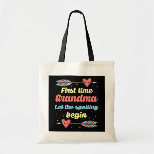 Tote Bag Drôle Grandma Cadeaux La Première Fois Grand-Mère