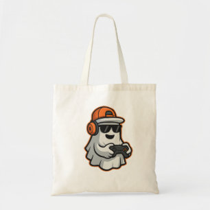 Tote Bag Drôle Halloween Ghost Gamer Pixel Vidéo