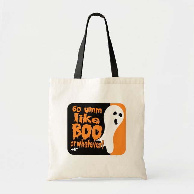 Tote Bag Drôle Halloween personnage fantôme Quel que soit l (Devant)