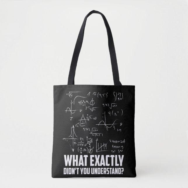 Tote Bag Drôle Math Geek Physique Science Plaisanterie (Devant)