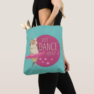 Tote Bag Drôle Message - Juste Danse À Propos 1