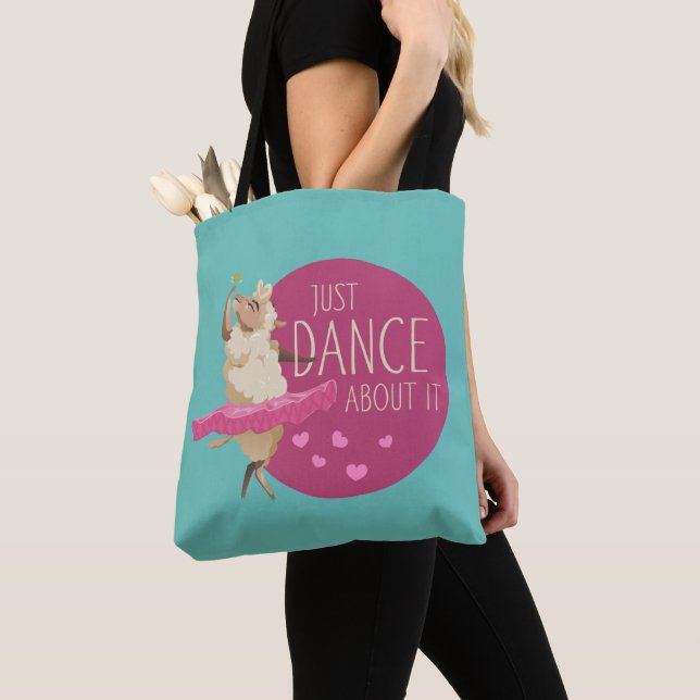 Tote Bag Drôle Message - Juste Danse À Propos 1 (De près)