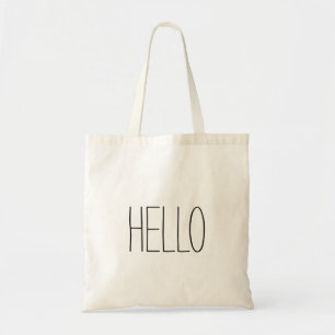 Tote Bag Drôle mignon bonjour son slogan