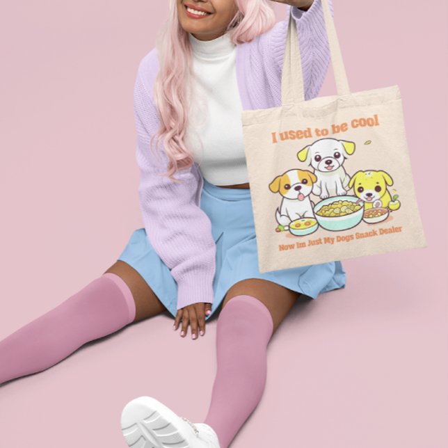 Tote Bag Drôle mignon chien maman canevas cadeaux shopping (Créateur téléchargé)