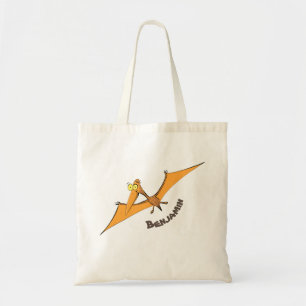 Tote Bag Drôle mignon dessin animé de pterodactyle volant o