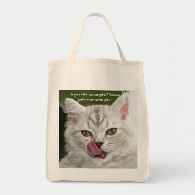 Tote Bag Drôle, Mignon Kitten Laissant Ses Boutiques (Devant)