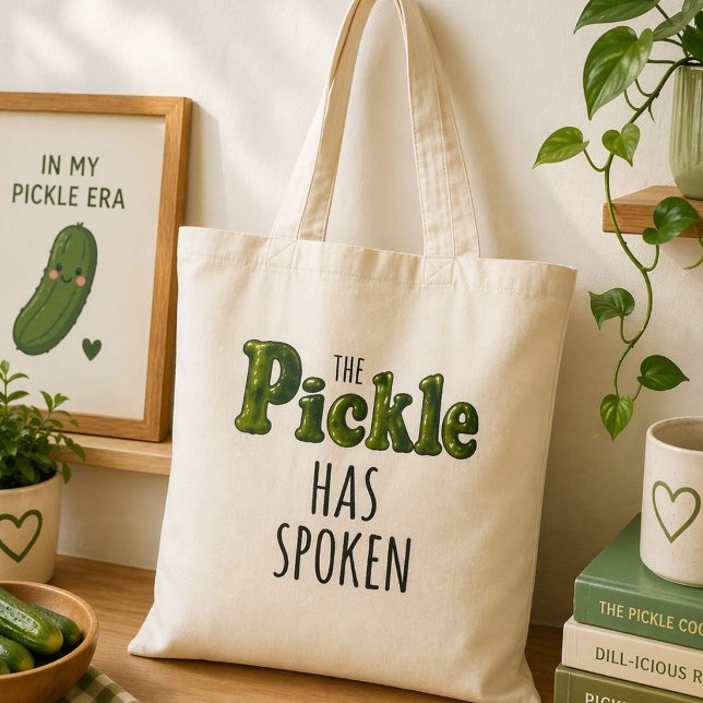 Tote Bag Drôle Mignon Tendance Concombre a Parlé Amateur de (Créateur téléchargé)