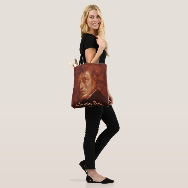 Tote Bag Drôle musique classique "Sac à Chopin" Piano Compo (Sur le modèle)