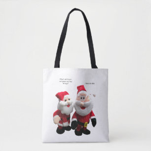 Tote Bag Drôle Noël Père Noël Joke