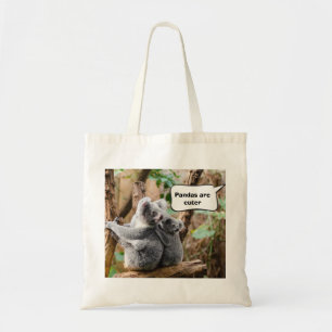 Tote Bag Drôle Pandas ou Koalas - Qui sont plus mignons ?