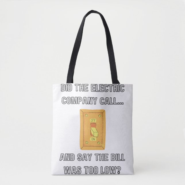 Tote Bag Drôle papa dit (Devant)