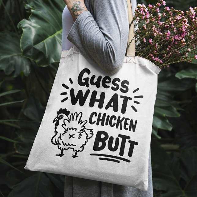Tote Bag Drôle poulet (Créateur téléchargé)