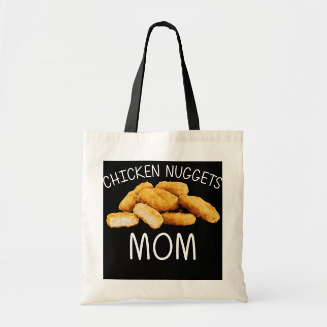 Tote Bag Drôle Poulet Nuggets Cadeau Pour Maman Femmes Nugg (Devant)